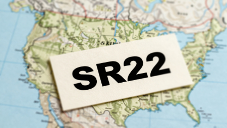 sr22 certificate on a us map generated with Z-Image